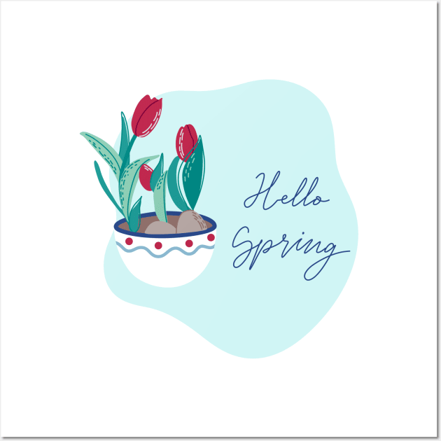 Hello spring Wall Art by DanielK